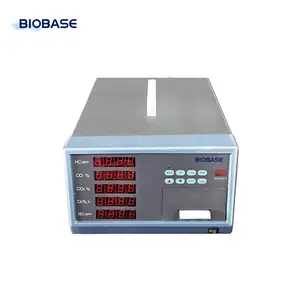 ก๊าซยานยนต์ Biobase ตรวจจับก๊าซห้าก๊าซสําหรับเครื่องยนต์เบนซินเครื่องวิเคราะห์ก๊าซไอเสียรถยนต์