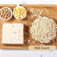 Litière pour chat au tofu à prix d'usine, 100 % écologique, litière naturelle biodégradable, sable original thé vert pêche, vente en gros