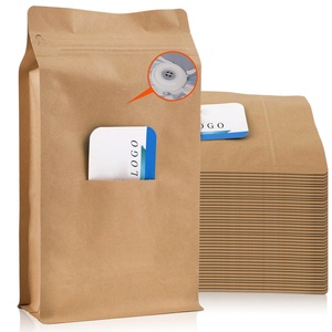 Bolsas de Plástico Transparentes Personalizadas con Impresión, Selladas en Ocho Lados, con Fondo Plano, para Empacar Granos de Café y Alimentos, con Válvula y Cierre - Product Image 5