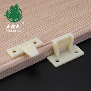 Roman Column Buckle Lock Fastener Abs <b>Plastic</b> Adjustable Wardrobe Fixing Corner <b>Bracket</b> Wall Mount Modern Simple Style - Product Image 3