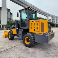 Chargeuse sur pneus compacte de 1300 kg, 1 tonne, 1,5 tonne, 2 tonnes, 3 tonnes, prix d'usine en Chine, à vendre