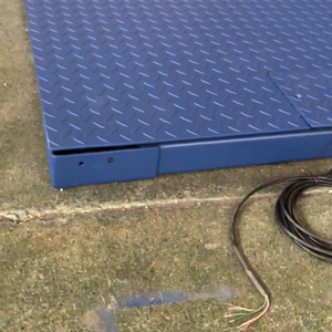 Digitale 1000kg Plattform Industrielle elektronische 2000kg Boden waage mit Rampen waage mit Drucker - Product Image 5