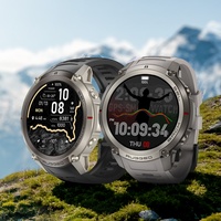 Montre connectée GPS DM59 pour l'extérieur, écran AMOLED, cartes hors ligne, étanche 5ATM, tracker de fitness sportif, réponse aux appels, boussole, montre connectée pour homme