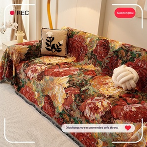 Nouvelle Housse de Canapé Jacquard Luxe Léger Style <span class=keywords><strong>Chinois</strong></span>, Motif Dessin Animé, Quatre Saisons, Anti-griffures pour Chat, Six Couleurs, Type Serviette, <span class=keywords><strong>Secret</strong></span> - Product Image 4