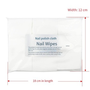 Toallitas Profesionales Japonesas para Uñas, Mini Rectangulares, Suaves, Azules, Absorbentes, <span class=keywords><strong>de</strong></span> Tela No Tejida SP-224, para Remover Esmalte Líquido - Product Image 3