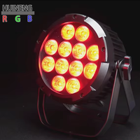 Projecteur PAR LED étanche IP65 de haute qualité, 12 LED 6-en-1, ultra-lumineux, à piles, pour discothèques, événements, spectacles et fêtes de mariage