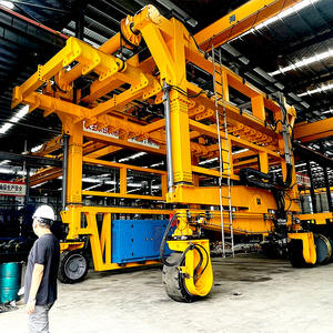 مخصصة 4 عالية المطاط الكهربائية Tyred 40 قدم 30 طن 60 طن 80 طن حاوية متعددة الوظائف ناقلة رافعة السعر للميناء - Product Image 5