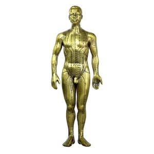 Antique <span class=keywords><strong>Bronze</strong></span> HD châm cứu con người mô hình y học cổ truyền Trung Quốc Bảo tàng trang trí huyệt rõ ràng - Product Image 1