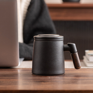 <span class=keywords><strong>Tasse</strong></span> <span class=keywords><strong>à</strong></span> thé en céramique Offre Spéciale <span class=keywords><strong>avec</strong></span> <span class=keywords><strong>infuseur</strong></span> <span class=keywords><strong>et</strong></span> <span class=keywords><strong>couvercle</strong></span> <span class=keywords><strong>Tasse</strong></span> <span class=keywords><strong>à</strong></span> thé <span class=keywords><strong>à</strong></span> manche en bois noir <span class=keywords><strong>avec</strong></span> filtre pour tremper les feuilles mobiles pour cadeau - Product Image 2