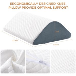 Cuscino ortopedico triangolo del piede poggiagambe su misura con collo triangolare ergonomico divano letto e cuscino in schiuma al ginocchio <span class=keywords><strong>per</strong></span> dormire sulla schiena - Product Image 3