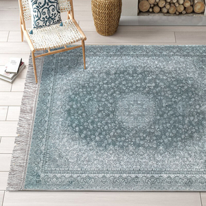 Alfombra <span class=keywords><strong>de</strong></span> salón con estampado <span class=keywords><strong>de</strong></span> piel sintética <span class=keywords><strong>de</strong></span> lana Vintage con borlas, alfombra lavable <span class=keywords><strong>para</strong></span> decoración del hogar - Product Image 4
