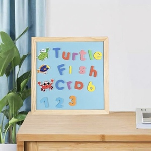 <span class=keywords><strong>Caballete</strong></span> de Dibujo <span class=keywords><strong>para</strong></span> Niños con Soporte, Pizarra Magnética de Madera Segura 2 en 1 <span class=keywords><strong>para</strong></span> Aprendizaje en Casa y Juego Creativo Familiar - Product Image 1