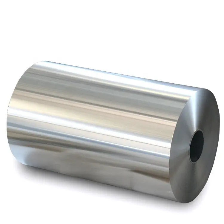 Rollo de papel de aluminio de grado alimenticio para el hogar, bobina de lámina de aluminio de 8 micras, tamaño personalizado, precio bajo, 8011, 1235, 3003