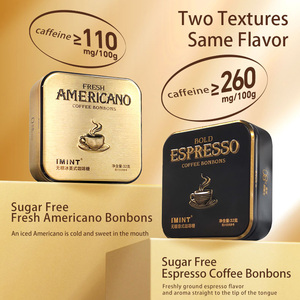 Fresco Americano Bold Espresso Coffee Bonbons Xylitol ≥ 80% Caramelo de café a granel <span class=keywords><strong>Boca</strong></span> Pastillas Caramelo - Product Image 3