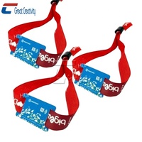 Pulsera RFID de Tela Desechable con Chip NFC para Control de Acceso a Eventos y Festivales Musicales, Identificación de Visitantes