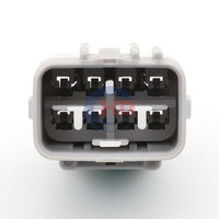 Connecteur de câble de phare de voiture mâle 8 broches étanche pour lampe 7282-1081-40 90980-10890
