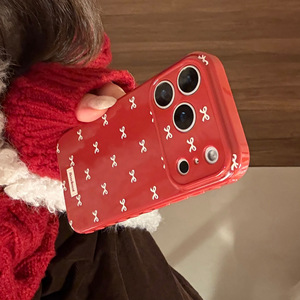 Funda Protectora para iPhone 17 Pro Max, Diseño de Lazo Rojo de Año Nuevo, Pantalla Completa, Suave, Protección Total, Antigolpes - Product Image 6