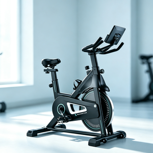 Vélo d'exercice magnétique intelligent pour la maison, machines de gym silencieuses à transmission par courroie, vélo de spinning réglable avec écran tactile - Product Image 1