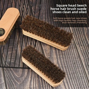Hca16 Nhà Sản Xuất Bán Buôn Lớn & Nhỏ Làm Sạch Bàn Chải Gỗ Sồi Bàn Chải Cho Đánh Bóng Giày Tay Cầm Bằng Gỗ Hoặc Da Lộn Da - Product Image 2