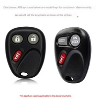 Étui de clé de voiture personnalisé en TPU pour Chevrolet Malibu Equinox Camaro, trois boutons, noir et or, coque de télécommande, vente en gros d'usine