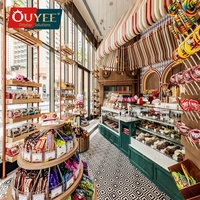 Magasin de détail décor boutique de bonbons comptoir kiosque à chocolat confiserie meubles Design support à bonbons