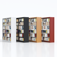 Étagère double face en acier Étagère en métal Bibliothèques design moderne