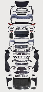 Kit carrosserie pour <span class=keywords><strong>Mercedes</strong></span>-Benz <span class=keywords><strong>Classe</strong></span> S W221 2006-2013 Mise à niveau vers W223 AMG S63 Style Pare-chocs Phare Plug and Play Installation facile - Product Image 2
