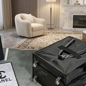 Borsa Termica Pieghevole con Ruote, Grande Capacità per la Spesa e Picnic, Portatile con Ruote e Maniglie - Product Image 5