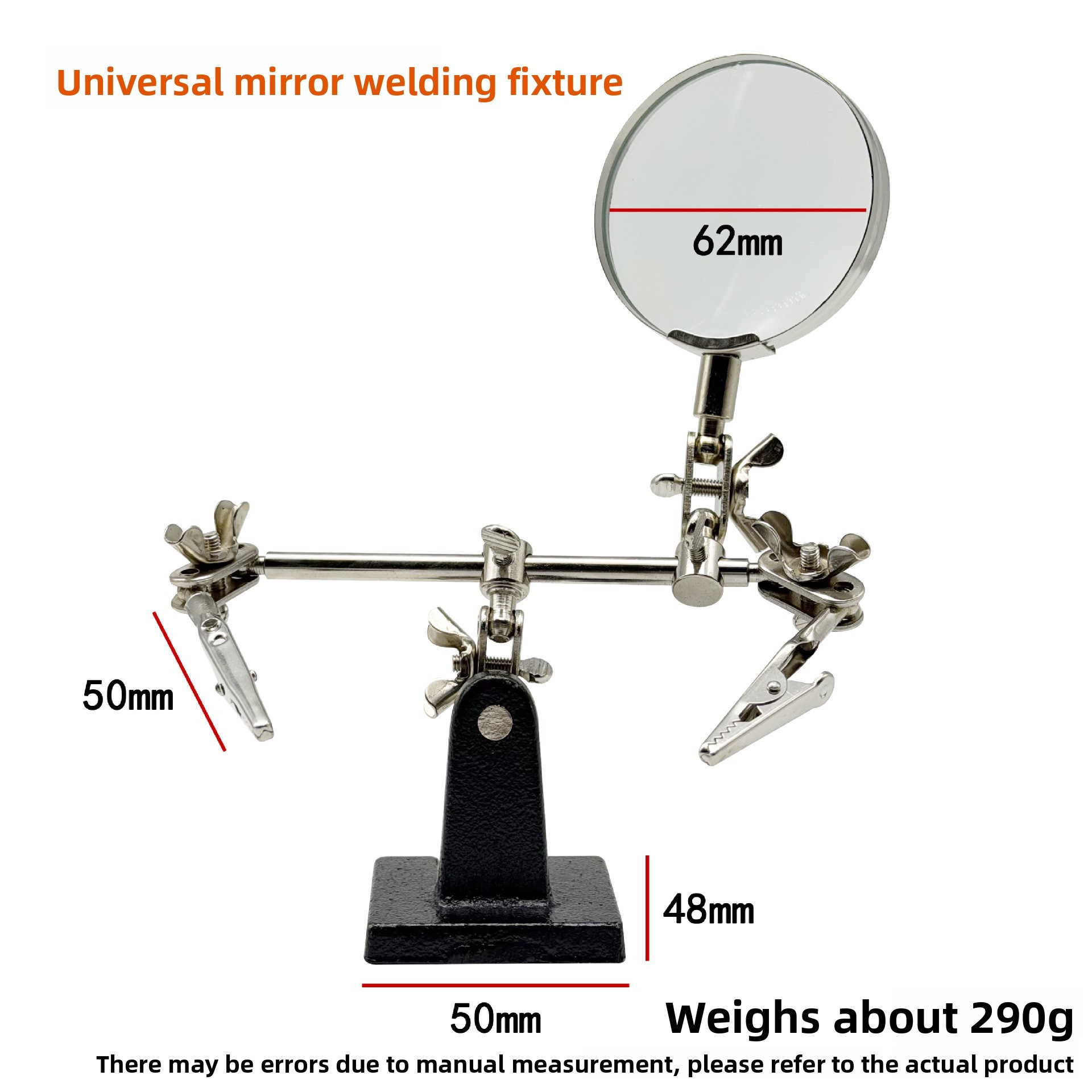 Fixation de soudage de miroir A