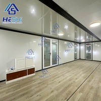 Maison conteneur préfabriquée pliable et extensible sur mesure de 20 pieds et 40 pieds, cuisine extérieure préfabriquée, unité d'habitation autonome