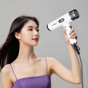 Koofex KF-8321 biểu tượng Tùy chỉnh công suất cao 1800W động cơ không chổi than 110,000 vòng/phút <span class=keywords><strong>LCD</strong></span> hiển thị tóc Blower 40 triệu tiêu cực ion máy sấy - Product Image 5