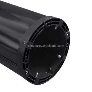 لوح شمسي أسطواني جديد بقوة 100 واط، سهل التركيب، لعمود الإنارة، متوفر باللونين الأبيض/الأسود، غطاء أمامي زجاجي، تصنيع حسب الطلب - Product Image 5