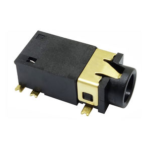 Conector Impermeable Chapado en Oro de 3.5mm PJ-3160, el Guardián del Sonido para Dispositivos de Transmisión/Grabación/Juegos - Product Image 1