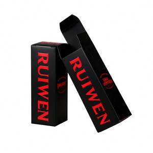 Caja de Perfume de Lujo Negra con Impresión UV |   Impresión a Color de Envases para Cosméticos |   Caja de Papel Repujado - Product Image 2