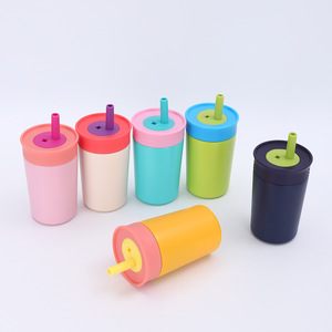 Gobelet isotherme pour enfant 12oz sans BPA, en acier inoxydable 304, avec couvercle et paille, pour boissons chaudes et froides - Product Image 5
