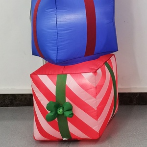 Xmas Arch şişme havaya uçurmak açık hava süslemeleri 10 FT dev noel şişme kemer hediye kutuları - Product Image 4