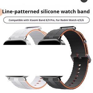 Correa de <span class=keywords><strong>Reloj</strong></span> de Silicona con Textura de Líneas para Xiaomi <span class=keywords><strong>Mi</strong></span> <span class=keywords><strong>Band</strong></span> 9 Pro, Correa Deportiva a Rayas de Repuesto para Redmi Watch <span class=keywords><strong>4</strong></span> 5 6 - Product Image 1