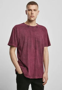 Camiseta de hombre lavada con ácido Vintage de 100% algodón de manga corta de gran tamaño en blanco informal de lavado personalizado de peso pesado de alta calidad - Product Image 5