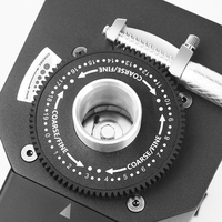 Mini Moulin à Expresso Électrique Domestique à Meules Coniques en Acier Inoxydable de 60 mm, Réglage par Molette Optionnel, Capacité 30G, 220V/110V