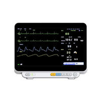 Moniteur vétérinaire pour chiens/chats/lapins, surveillance de l'oxygène sanguin, de la pression artérielle et de l'ECG, écran tactile portable, classe II AC