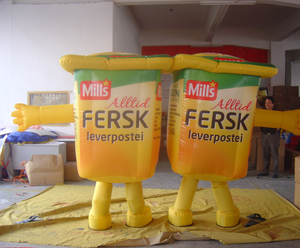 Nhà máy tùy chỉnh <span class=keywords><strong>Inflatable</strong></span> đi bộ phim hoạt hình di chuyển chai không khí mô hình <span class=keywords><strong>Inflatable</strong></span> Pill chai cho quảng cáo - Product Image 6