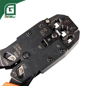 Geteknet công cụ 8P/6P/4P Mạng Uốn Tóc bồng công cụ cắm RJ45 tay <span class=keywords><strong>Keystone</strong></span> Jack công cụ <span class=keywords><strong>RJ</strong></span> 45 Uốn Tóc bồng công cụ Kit cho mạng Bộ công cụ - Product Image 3
