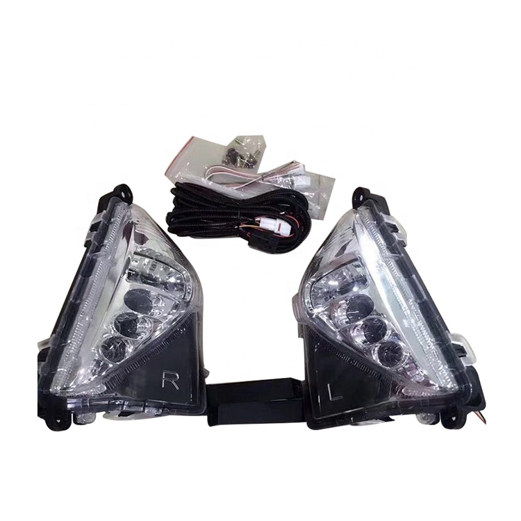 Противотуманные фары для Toyota Prius 2016-2018, противотуманные фары дневного света, противотуманные фары, светодиодные передние бамперы, автозапчасти, автомобильные аксессуары, фары