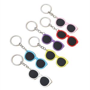Customized Acrylic Sunglasses Keychain Mini LOGO Pendant Creative Colorful Glasses Keychain for Promotional <b>Gifts</b> - Product Image 3