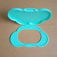 Lingettes humides en forme de nuage, colorées, emballage en nitrile à ouverture facile, couvercle scellé en PP, petites et grandes tailles pour les soins personnels