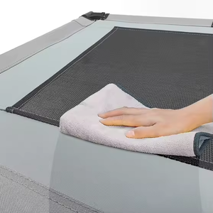 Прочная переносная противоскользящая кроватка для домашних животных с дышащей сеткой, приподнятая охлаждающая кровать для отдыха для собак в помещении и на улице - Product Image 6