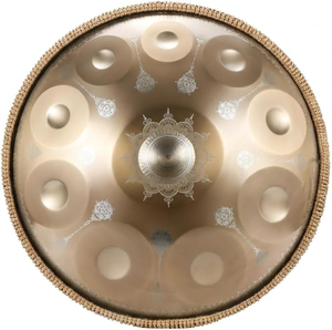 Tambour à langue en acier Mandala <span class=keywords><strong>de</strong></span> 22 pouces à 10 notes, <span class=keywords><strong>instrument</strong></span> Handpan pour la guérison sonore et la musicothérapie, directement <span class=keywords><strong>de</strong></span> l'usine - Product Image 6