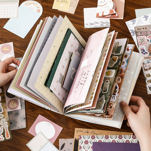 <span class=keywords><strong>Série</strong></span> d'inspiration Stranger Material Inspiration Moment, papier de style japonais, grande capacité, pour décoration de carnet, support de collage et éphémères - Product Image 1