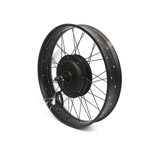 48v 1500w gearless המנוע/חשמלי אופניים המרה diy ערכות שומן ebike rrues 26 "x4.0 ו 20" x4.0 עם סוללה - Product Image 5