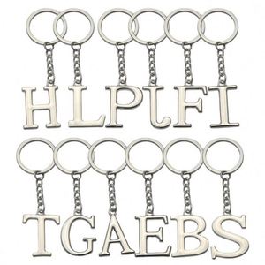 Llavero de Aleación con 26 Letras Inglesas, Colgante para Bolsa, Accesorios, Letras Mayúsculas, Números, Llavero, Pequeño Regalo Personalizable - Product Image 4